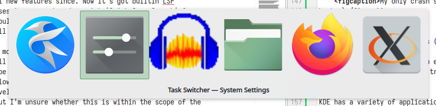 KDE Task Switcher