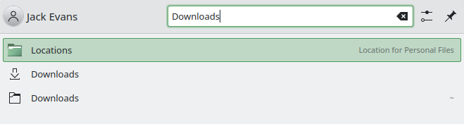 KDE Downloads Search